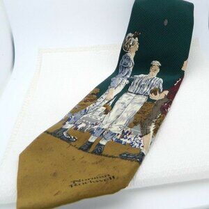 Norman Rockwell Coin Flip Corporate Casual Tie